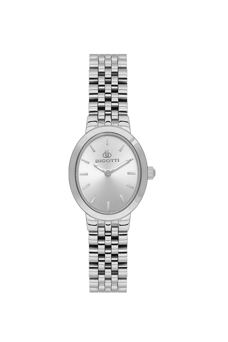 BİGOTTİ MİNİMAL METAL OVAL KASA KADIN KOL SAATİ