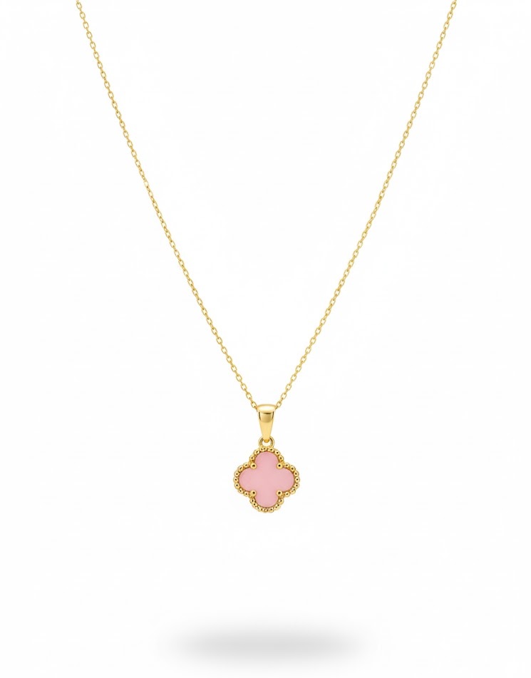 BYEZO 14K 1,94 GR PEMBE ONE CLEEF KOLYE