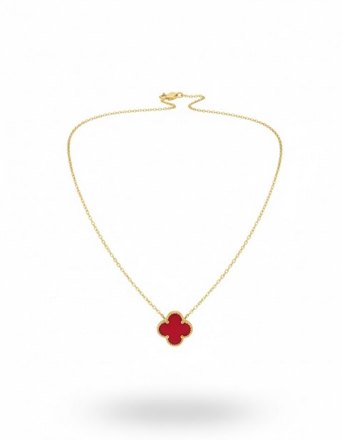 BYEZO 14K 2,28GR KIRMIZI ONE CLEEF KOLYE